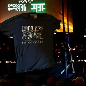 Billy Joel live concert t shirt 2019 Large size black